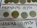 281 Coins Lot  - 52 WORLD COUNTRIES/TERRITORIES - Oldest 1800!!