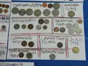281 Coins Lot  - 52 WORLD COUNTRIES/TERRITORIES - Oldest 1800!!