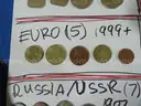 281 Coins Lot  - 52 WORLD COUNTRIES/TERRITORIES - Oldest 1800!!