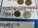281 Coins Lot  - 52 WORLD COUNTRIES/TERRITORIES - Oldest 1800!!