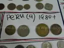 281 Coins Lot  - 52 WORLD COUNTRIES/TERRITORIES - Oldest 1800!!
