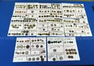 281 Coins Lot  - 52 WORLD COUNTRIES/TERRITORIES - Oldest 1800!!