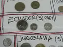281 Coins Lot  - 52 WORLD COUNTRIES/TERRITORIES - Oldest 1800!!