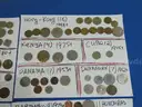 281 Coins Lot  - 52 WORLD COUNTRIES/TERRITORIES - Oldest 1800!!