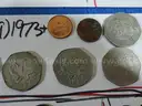281 Coins Lot  - 52 WORLD COUNTRIES/TERRITORIES - Oldest 1800!!