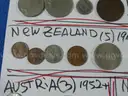 281 Coins Lot  - 52 WORLD COUNTRIES/TERRITORIES - Oldest 1800!!