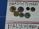 281 Coins Lot  - 52 WORLD COUNTRIES/TERRITORIES - Oldest 1800!!