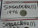 281 Coins Lot  - 52 WORLD COUNTRIES/TERRITORIES - Oldest 1800!!