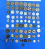 73 World Coins (Oldest 1926) & 18 Tokens