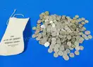 Lot of 500! Buffalo Nickels – Full Dates, 1930s (old bank deposit bag)