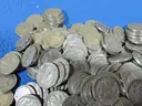 Lot of 500! Buffalo Nickels – Full Dates, 1930s (old bank deposit bag)