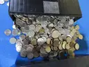 24 LBS Lot of U.S. Coins &#x2013; Nickels, Dimes, Quarters, Halves &#x26; Dollars!