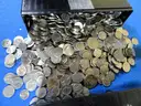 24 LBS Lot of U.S. Coins &#x2013; Nickels, Dimes, Quarters, Halves &#x26; Dollars!