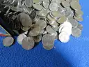 24 LBS Lot of U.S. Coins &#x2013; Nickels, Dimes, Quarters, Halves &#x26; Dollars!