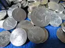 24 LBS Lot of U.S. Coins &#x2013; Nickels, Dimes, Quarters, Halves &#x26; Dollars!