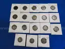 Lot of 18 US Nickels (Shield, Liberty, Buffalo)