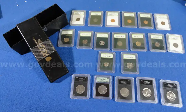 Nice Collection of 20 Coins (Cents, Nickels, Dimes, Quarters, Half-Dollars)