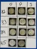 35 Morgan Silver Dollar Collection - Many in AU Condition - No Duplicates w/ Display Case