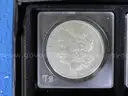 35 Morgan Silver Dollar Collection - Many in AU Condition - No Duplicates w/ Display Case