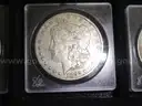 35 Morgan Silver Dollar Collection - Many in AU Condition - No Duplicates w/ Display Case