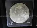 35 Morgan Silver Dollar Collection - Many in AU Condition - No Duplicates w/ Display Case
