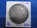 1896 Morgan Dollar - AU Toned
