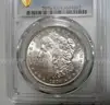 1878 7 Tail Feathers Reverse of 1879 Morgan Silver Dollar PCGS MS63