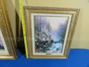Lot of 3 Thomas Kinkade Framed Artworks with Certificates of Authenticity (COAs)