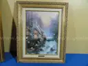 Lot of 3 Thomas Kinkade Framed Artworks with Certificates of Authenticity (COAs)