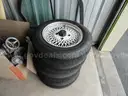 Vintage Enkei 15M4 Rims came off 1972 Porsche 914
