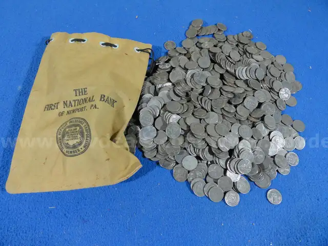 LOT of 1,000 Lincoln 1943 Steel Wheat Pennies