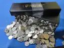 25 LBS Lot of U.S. Coins – Nickels, Dimes, Quarters, Halves & Dollars!
