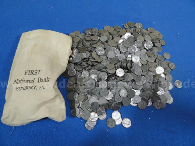 LOT of 1,000 Lincoln 1943 Steel Wheat Pennies