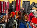 HUGE Lot of Musical Instruments, Parts, Cases