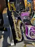 HUGE Lot of Musical Instruments, Parts, Cases