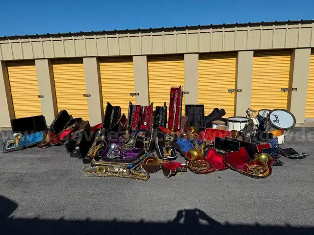 HUGE Lot of Musical Instruments, Parts, Cases