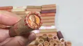 LOT of 90 Uncirculated pre-1982 Pennies/Cents Rolls Original Bank Wrapped
