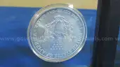 Beautiful Set of Colorized &#x26; Hologram Silver Eagles, Consecutive Years (2000&#x2013;2005), Framed