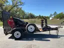 2019 TORO DINGO TX427 STAND UP NARROW TRACK LOADER W/ 2019 PRATT TRAILER