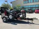2019 TORO DINGO TX427 STAND UP NARROW TRACK LOADER W/ 2019 PRATT TRAILER MODEL CP0407