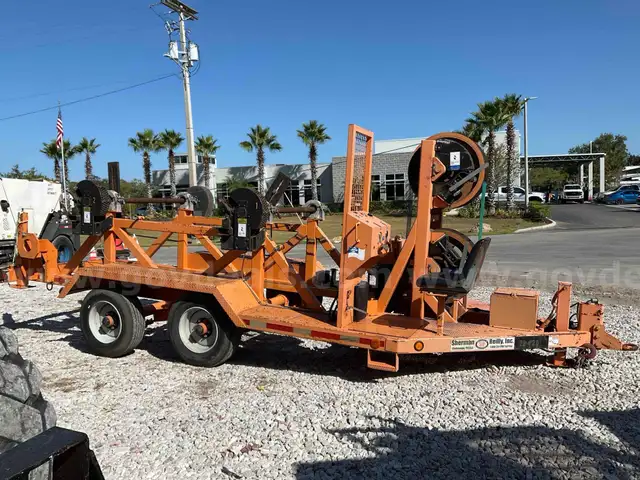 SHERMAN & REILLY INC BULLWHEEL CABLE PULLER / TENSIONER MODEL BTW-1303-2RC-T