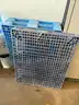 Lot of 3 Blue Plastic Pallets