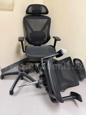 Lot of 2 Office Chairs- Broken
