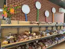 Wood &#x26; Metal Shelving Unit