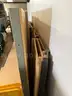 Wood &#x26; Metal Shelving Unit