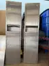 Lot of 2 Recessed C-Fold Commercial Paper Towel Dispenser/Waste Receptacle &#x26; 1 Feminine Hygiene Product Dispenser