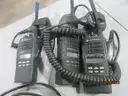 Lot of 6 VHF Motorola HT 1250 Radios/Batteries - includes 6 Bank Charging Station