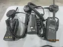 Lot of 6 VHF Motorola HT 1250 Radios/Batteries - includes 6 Bank Charging Station