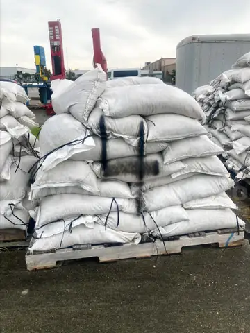 Pallet of sand