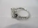 14k White Gold 2.00 carat Emerald Cut Lab Diamond Ring w/IGI Report Size 6